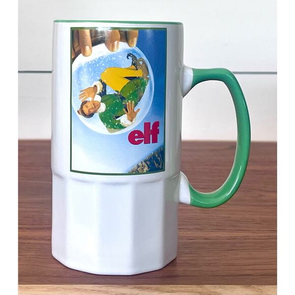 The Elf Movie 20 oz Tall Ceramic Mug Cup Will Ferrell Holiday Christmas - Picture 1 of 8